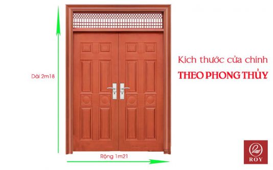 Bật mí cách chọn kích thước cửa chính theo phong thủy