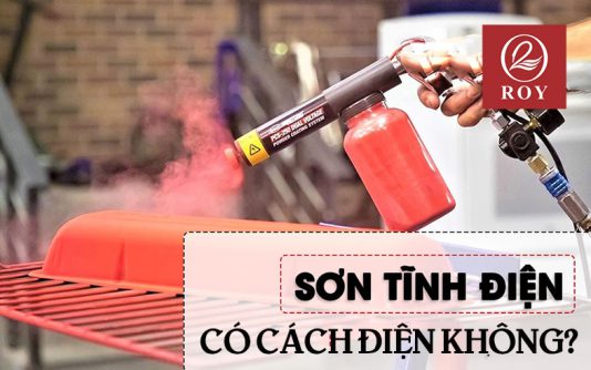 Sơn tĩnh điện có cách điện không?